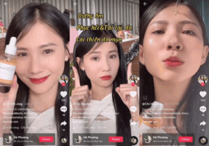 KOCs,KOLs rất được ưa chuộng với các content review, swatch mỹ phẩm (Nguồn: Internet).