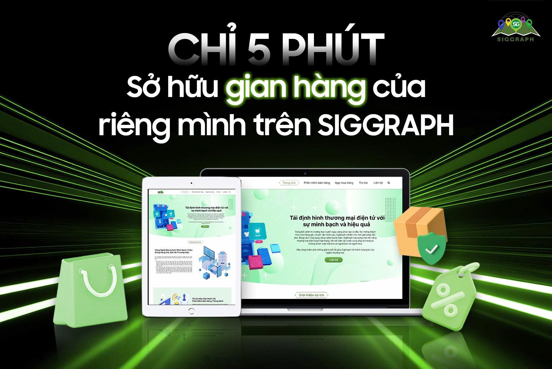 Cách sở hữu gian hàng riêng mình trên SigGraph