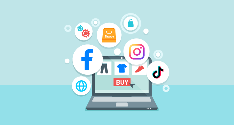 Các kênh bán hàng phổ biến (Nguồn: Internet)